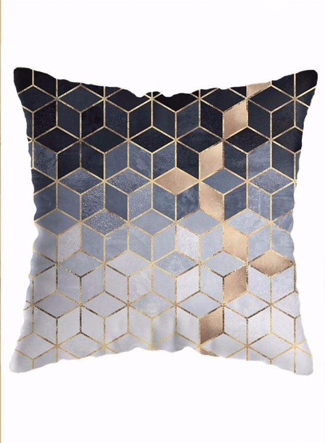 كيلا أغطية وسائد رخامية هندسية، أغطية وسائد مربعة بألوان متدرجة، أغطية وسائد ناعمة، مقاس 18×18 بوصة، طقم من 4 قطع لتزيين المنزل، مناسب للأريكة والسيارة وغرفة النوم والديكور الداخلي. - Image 3